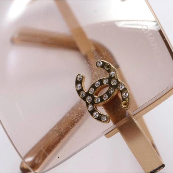 CHANEL COCO MARK SUNGLASSES RHINESTONE - Picture 6 of 7